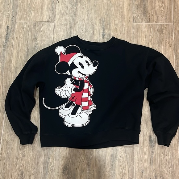 Disney Mickey Mouse Sweatshirt Small Disneyland Christmas Shirt Holiday Parks - Picture 8 of 8